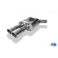 Silencieux arrière inox 2x90mm type 16 pour AUDI A6 TYPE 4G