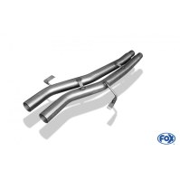 Tube de suppresion de silencieux intermédiaire inox pour AUDI A8 TYPE D2