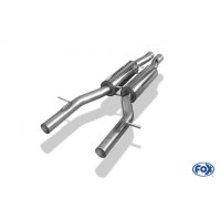 Silencieux intermédiaire inox pour AUDI A8 TYPE 4E