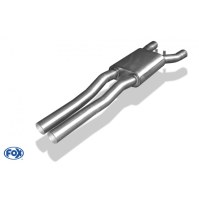 Silencieux avant inox pour AUDI A8 TYPE 4E (pour empattement court)