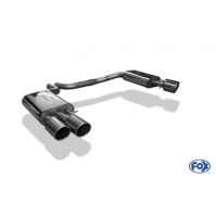 Silencieux arrière duplex inox 2x100mm type 16 pour AUDI S8 TYPE 4H
