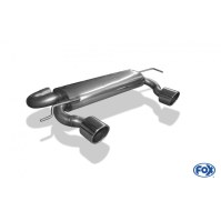Silencieux arrière duplex inox 1x100mm type 16 pour AUDI TT QUATTRO TYPE 8N