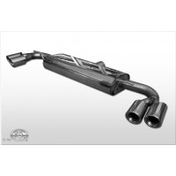 Silencieux arrière duplex inox 2x90mm type 17 pour AUDI TT QUATTRO TYPE 8J