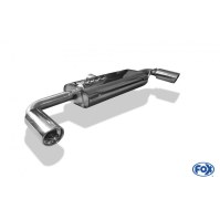 Silencieux arrière duplex inox 1x100mm type 17 pour AUDI TT TYPE 8J