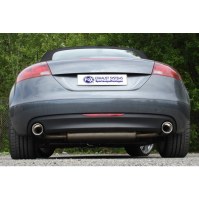 Silencieux arrière duplex inox 1x90mm type 17 pour AUDI TT TYPE 8J