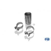 Tube de suppression de silencieux intermédiaire inox pour AUDI TT TYPE 8S/FV3