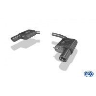 Silencieux arrière duplex inox 1x100mm type 17 pour AUDI S5 COUPE QUATTRO TYPE B8/8T