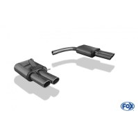 Silencieux arrière duplex inox 2x90mm type 17 pour AUDI A5 SPORTBACK QUATTRO TYPE B8/8T