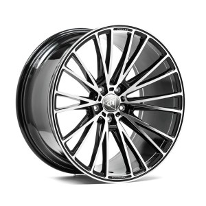 Jante alu CDT Wheels CF2 Black & Polished [9x21] ET35 5x120