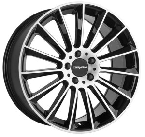 Jante alu CARMANI 17 Fritz Black polish [10.5x21] ET19 5x112