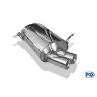Silencieux arrière inox 2x80mm type 13 pour BMW SERIE 3 316i/318Ti COMPACT TYPE E36