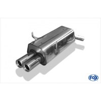 Silencieux arrière inox 2x76mm type 13 pour BMW SERIE 3 316/318/320/323/325/328 TYPE E36