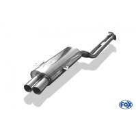 Silencieux arrière inox 2x76mm type 10 pour BMW M3 TYPE E36