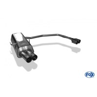Silencieux arrière duplex D+G inox 2x76mm type 10 pour BMW SERIE 3 316/318/320/323/325/328 TYPE E36