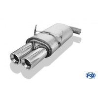 Silencieux arrière inox 2x90mm type 13 pour BMW SERIE 3 318is TYPE E36