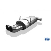 Silencieux arrière inox 2x76mm type 18 pour BMW SERIE 3 318is TYPE E36