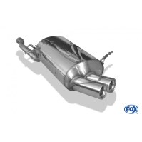 Silencieux arrière inox 2x80mm type 13 pour BMW SERIE 3 316Ti TYPE E36