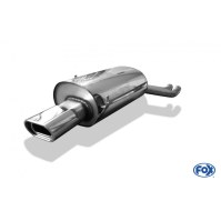 Silencieux arrière inox 1x135x80mm type 53 pour BMW 320/323/325/328/330 TYPE E46