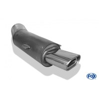 Silencieux arrière inox 1x135x80mm type 53 pour BMW 525i/530i TYPE E34