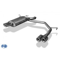 Silencieux arrière duplex inox 2x76mm type 13 pour BMW 520i/523i/525i/528i TYPE E39
