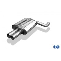 Silencieux arrière inox 2x76mm type 10 pour BMW 520i/523i/525i/528i TYPE E39