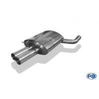 Silencieux arrière inox 2x76mm type 10 pour BMW 520i/523i/525i/530i TYPE E60/61