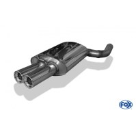 Silencieux arrière inox 2x90mm type 13 pour BMW 540i/545i TYPE E60/61