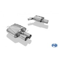 Silencieux arrière duplex inox 2x90mm type 10 pour BMW 535D TYPE F10