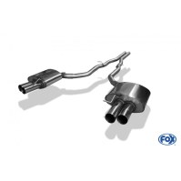 Silencieux arrière duplex inox 2x80mm type 10 pour BMW 525D/530D TYPE F10/11