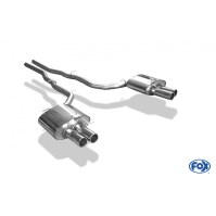 Silencieux arrière duplex inox 2x80mm type 12 pour BMW 525D/530D TYPE F10/11