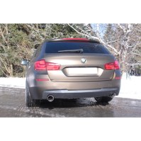 Silencieux arrière duplex inox 1x100mm type 25 pour BMW 535D TYPE F10