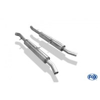 Silencieux avant inox pour BMW 730i/735i/740i TYPE E38