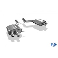 Silencieux arrière duplex inox 2x63mm type 14 pour BMW 760i TYPE F01