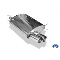 Silencieux arrière inox 2x76mm type 10 pour BMW Z3 TYPE E36 ROADSTER