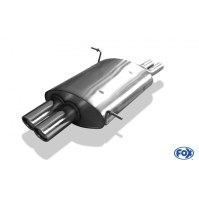 Silencieux arrière inox 2x80mm type 17 pour BMW Z3 TYPE E36 ROADSTER/COUPE