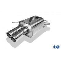 Silencieux arrière inox 2x80mm type 16 pour BMW Z4 TYPE E89 S-DRIVE 23I