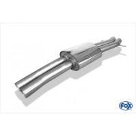 Silencieux intermédiaire inox pour BMW X3 TYPE E83