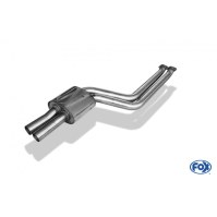 Silencieux avant inox pour BMW X3 TYPE E83