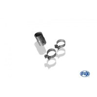 Adaptateur inox 70/60mm pour BMW X4 TYPE F26