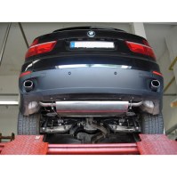 Silencieux arrière duplex inox 1x93x79mm type 71 pour BMW X5 TYPE E70