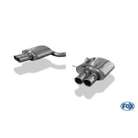 Silencieux arrière duplex inox 2x90mm type 16 pour BMW 650i TYPE F12 CABRIOLET