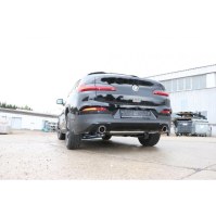 Silencieux arrière duplex inox 1x90mm type 16 pour BMW X4 20i TYPE G02