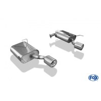 Silencieux arrière duplex inox 1x100mm type 13 pour CHEVROLET CAPTIVA TYPE KLAC