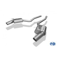 Silencieux arrière duplex inox 1x100mm type 16 pour CHEVROLET CAMARO