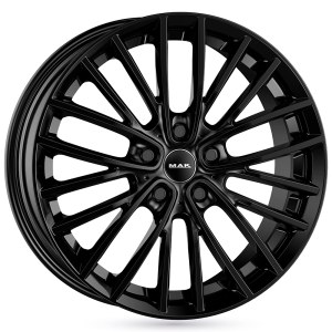 MAK<br>  CHELSEA [7 x 17] <br>NOIR BRILLANT ET54.0 -5x112-