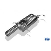 Silencieux arrière inox 1x90mm type 13 pour CITROËN ZX