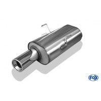 Silencieux arrière inox 1x90mm type 13 pour PEUGEOT 106 I/II