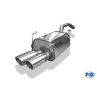Silencieux arrière duplex inox 2x80mm type 16 pour PEUGEOT 807