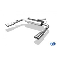 Silencieux arrière duplex inox 1x115x85mm type 33 pour CHRYSLER SEBRING TYPE JS COUPE/CABRIOLET