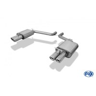 Silencieux arrière duplex inox 2x80mm type 17 pour CHRYSLER 300C